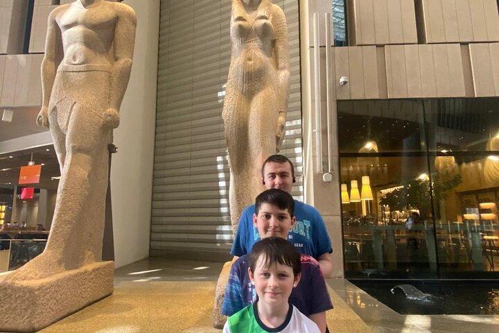 Private Grand Egyptian Museum and Giza Pyramids Day Tour
