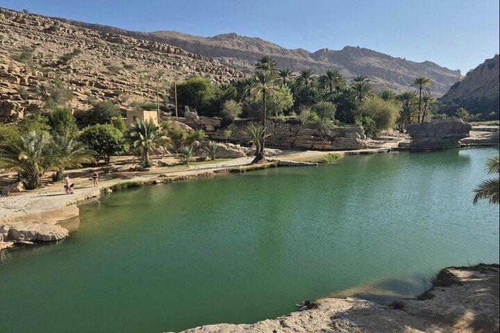Wadi Bani Khalid and Wahiba Sands Desert with Sunset Watching