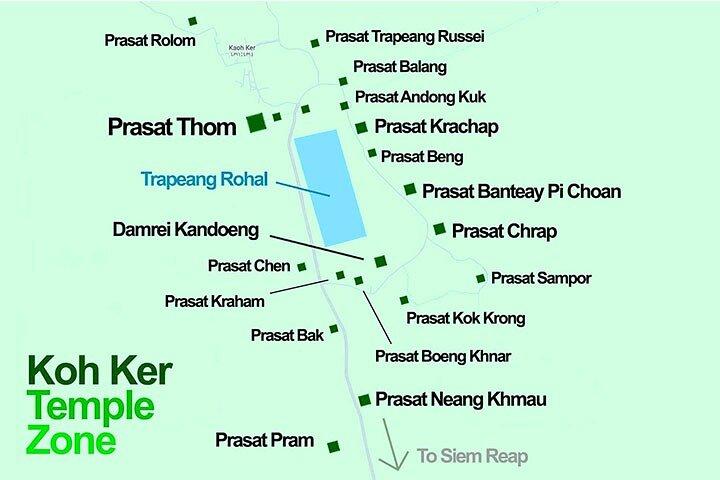 Koh Ker & Beng Mealea Full-Day Join-in Tour from Siem Reap