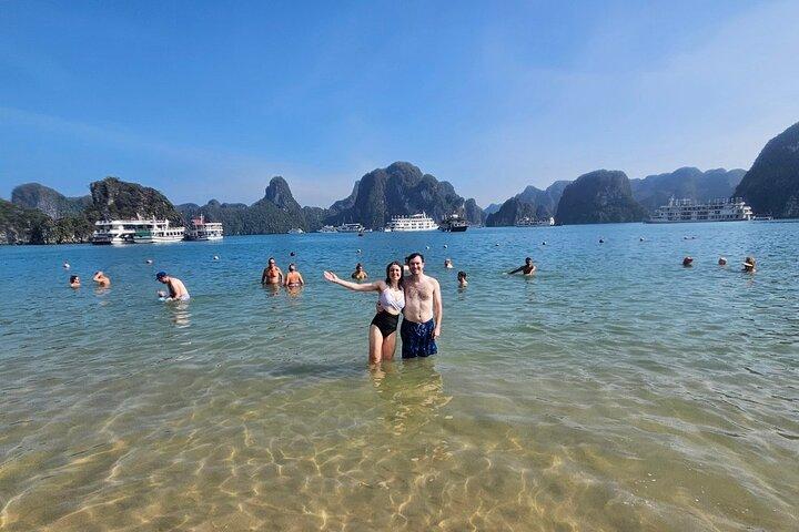 Ha Long Bay Cruise from Hanoi Kayaking and Cave Island Adventure