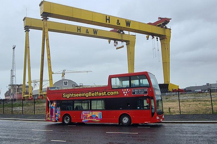Belfast : Hop-on Hop-Off Belfast Open Top Bus Tour