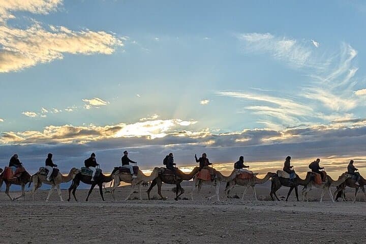 Agafay Desert Sunset and Dinner Show Quad Bike Camels