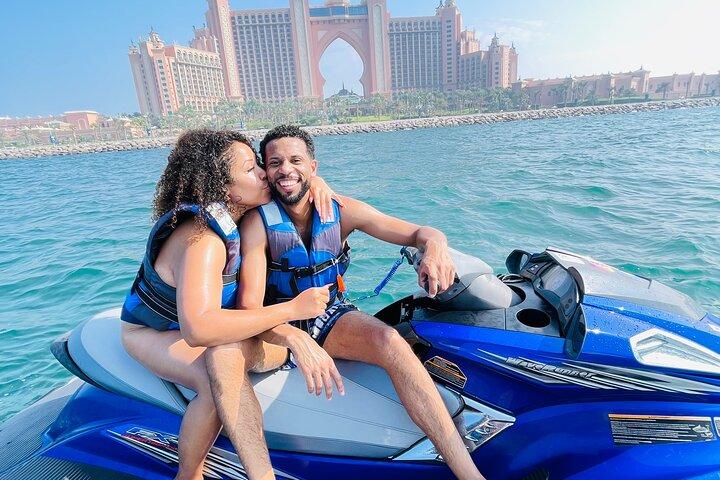 Jet Ski Tour in Dubai duration 1H Burj al Arab and Atlantis palm