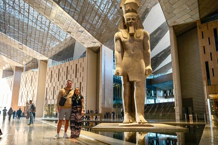 Grand Egyptian Museum, Pyramids & Sphinx, Camel Ride & Lunch