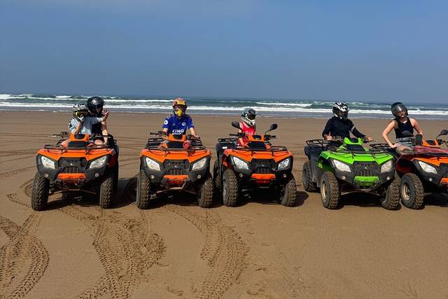 Desert quad-biking