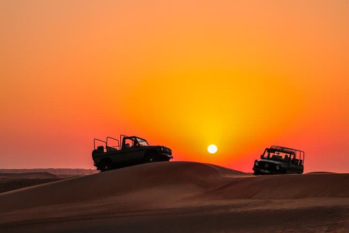 Evening Heritage Safari by Vintage G-Class at Al Marmoom Oasis
