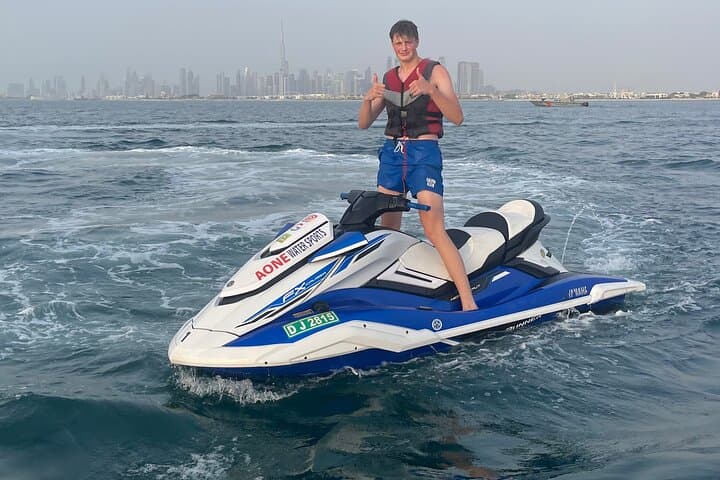 45Min Jet Ski to Burj Al Arab & Burj Khalifa View.
