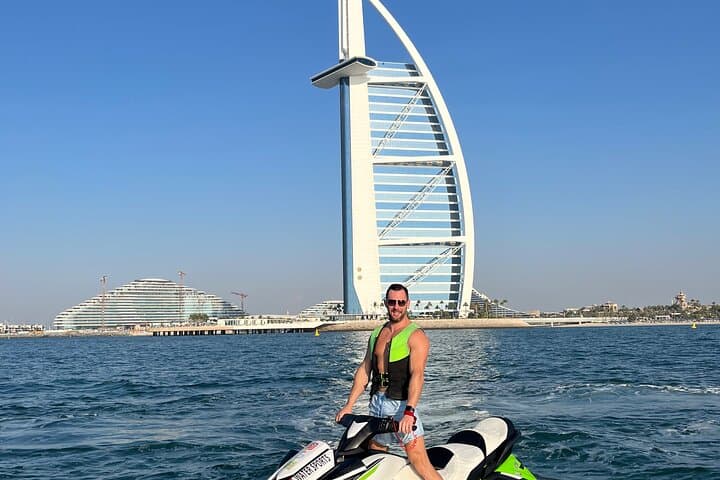 45Min Jet Ski to Burj Al Arab & Burj Khalifa View.