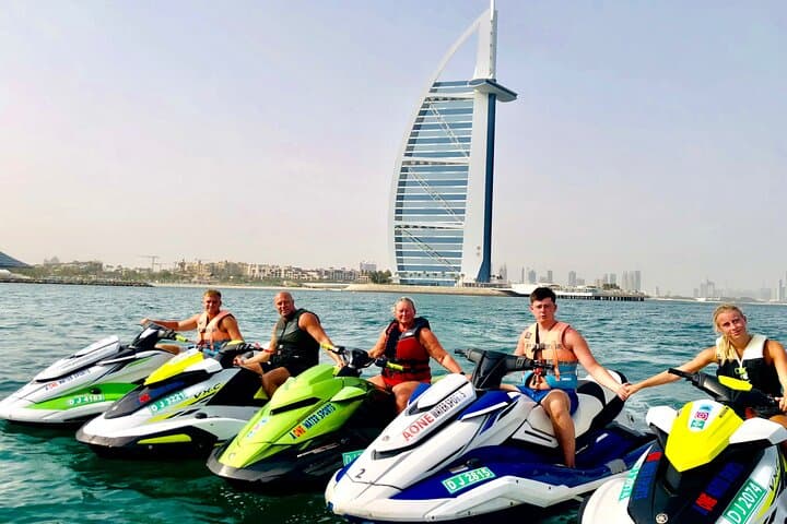 45Min Jet Ski to Burj Al Arab & Burj Khalifa View.