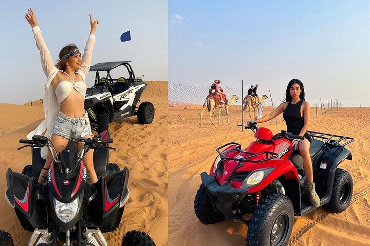 Dubai Desert Safari with Adventure Quad Bike and Buggy Ride