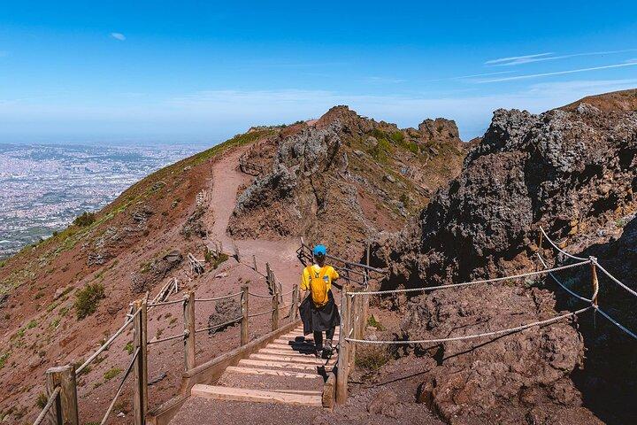 Pompeii & Vesuvius Hike Small Group Priority Access from Sorrento