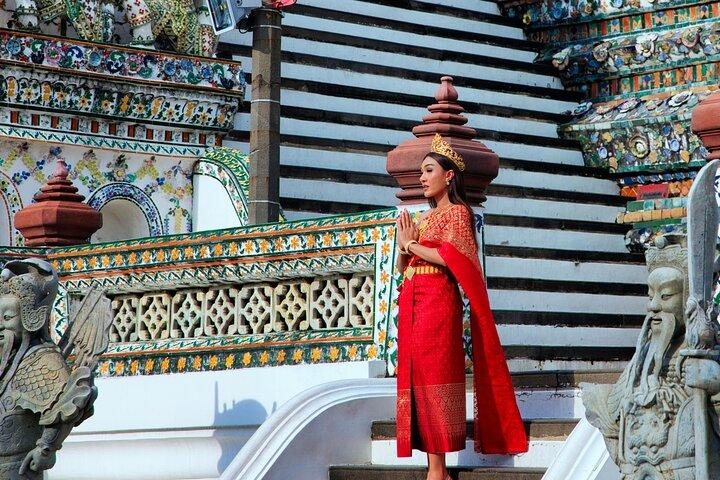 Bangkok Amazing 3 Temple & City Tour with Grand Palace and Canal