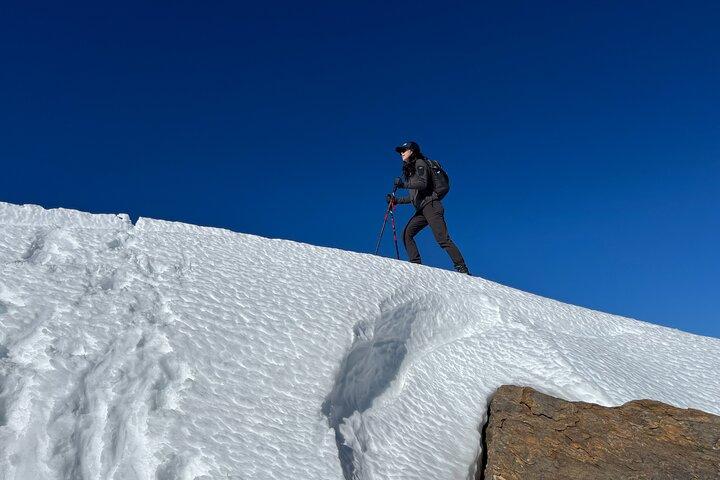 Hiking Snowshoeing in the Sierra Nevada Park, Granada