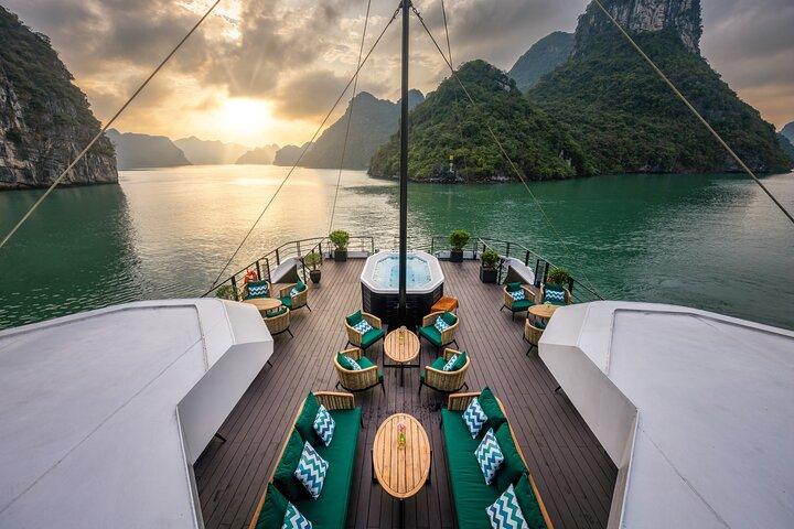 Exploring Halong Bay Full-day on 5-Star Luxury Cruise