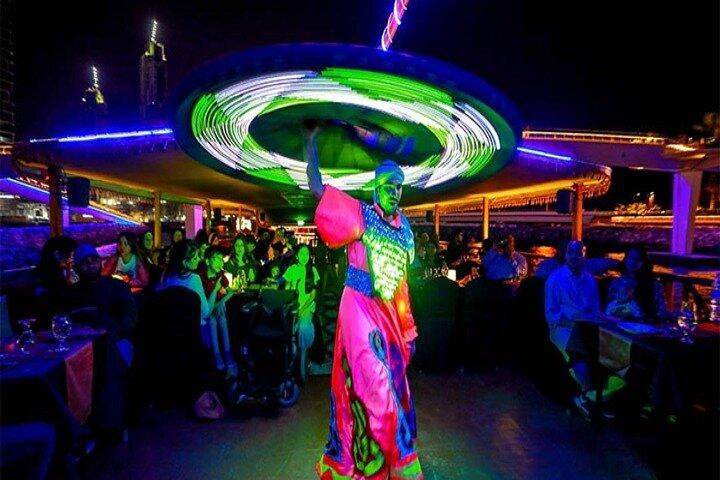 Luxury Dhow Dinner Cruise in Dubai Marina with Live Entertainment