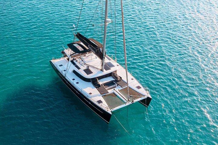 5 Hour Private Day or Sunset Cruise in Large & Majestic Catamaran