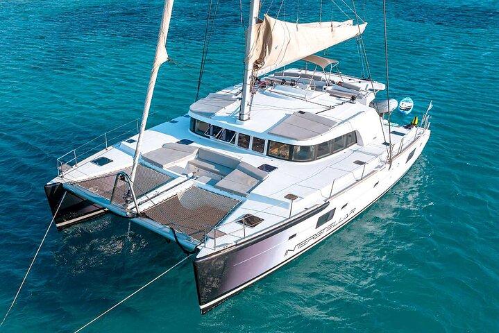5 Hour Private Day or Sunset Cruise in Large & Majestic Catamaran