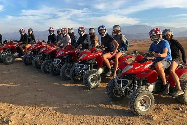 Agafay desert: Camel Ride, Quad Bike, Magical Dinner and Show