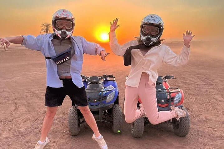 Agafay desert: Camel Ride, Quad Bike, Magical Dinner and Show