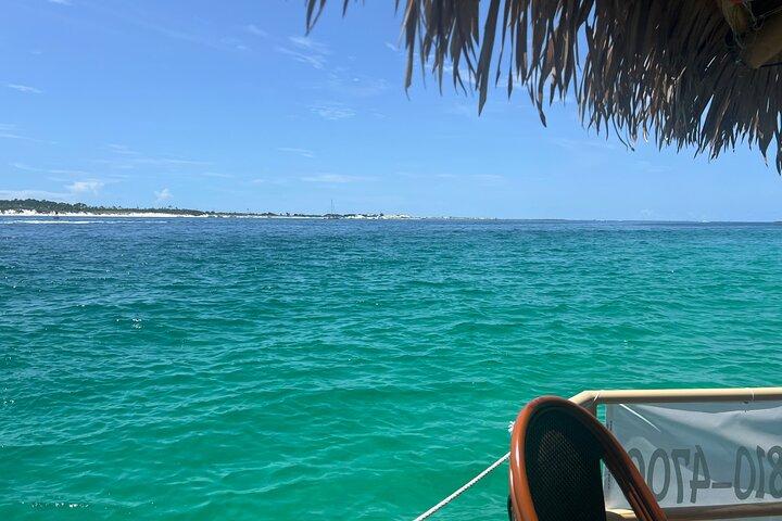Original CRUISIN TIKIS 3 Hour Cruise, Snorkel, Swim/float Sandbar