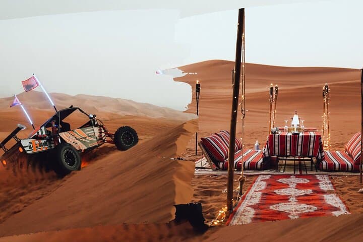 Dubai Desert Safari with Quad bike, Camel Ride, BBQ Dinner & more