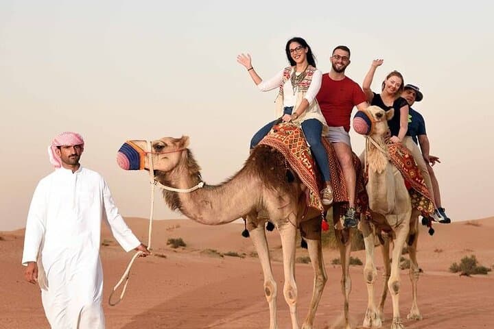 Red Dunes Desert Safari 4x4 Pickup & Drop, Camel Ride BBQ & Shows