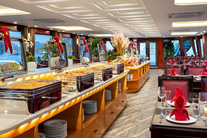 Halong Bay 5-Star Day Cruise, Buffet Lunch, Cave, Kayak, Transfer