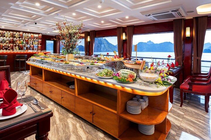 Halong Bay 5-Star Day Cruise, Buffet Lunch, Cave, Kayak, Transfer