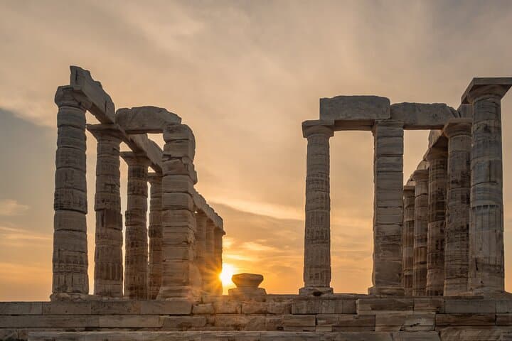 Athens Riviera: Sunset Cruise to Poseidon's Temple