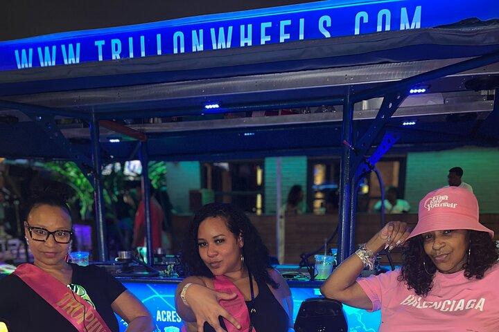 Celebrate Houston on a 100% Motorized R&B Party Bike