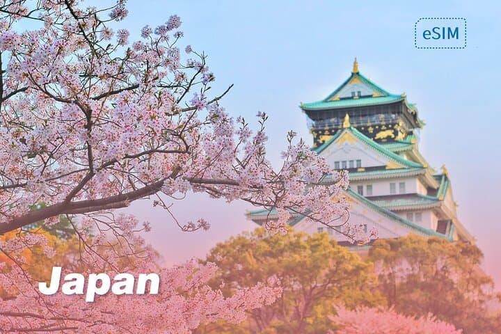 KDDI and Softbank eSIM in Japan for 1-30 Days with 3GB-Unlimited