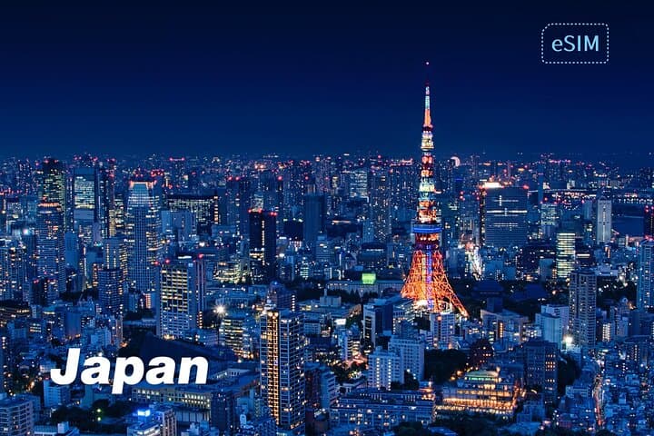 KDDI and Softbank eSIM in Japan for 1-30 Days with 3GB-Unlimited