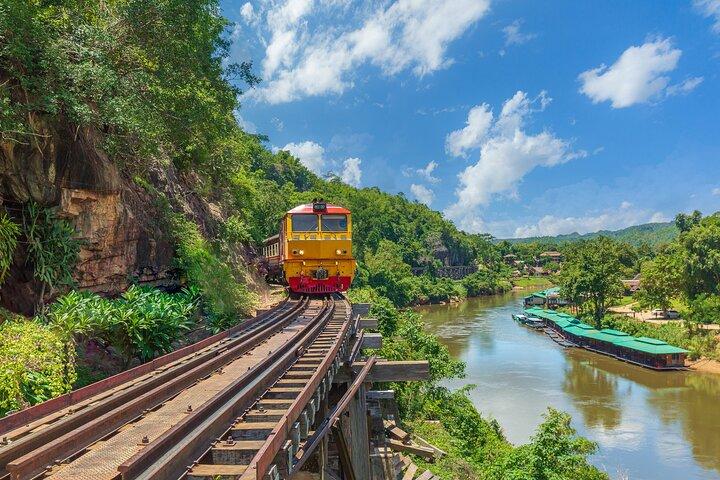 River Kwai Bridge and Erawan Waterfalls Trip from Bangkok