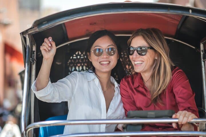 Tuk Tuk Marrakech Private Tour with Pickup & Audio Guide Ride