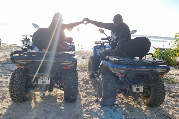 Zanzibar Adventure Quad with Sunset and Transfer Included