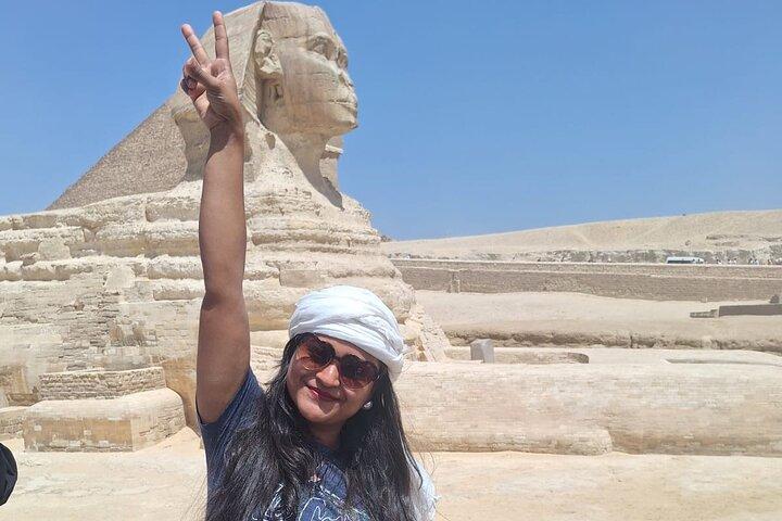 Private Giza Pyramids, Egyptian Museum, Bazaar and Camel Ride