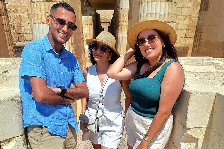 Private Giza Pyramids Sphinx Memphis Saqqara Lunch and Camel