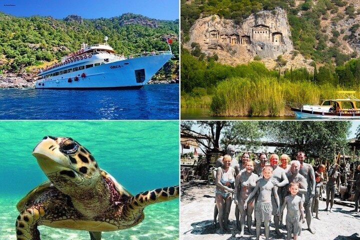 Marmaris Dalyan Turtle Beach Tour : Lunch&Mud Baths&King Tombs