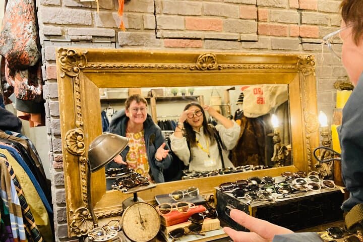 Tokyo Private Vintage Shopping Tour in a Town of youth culture