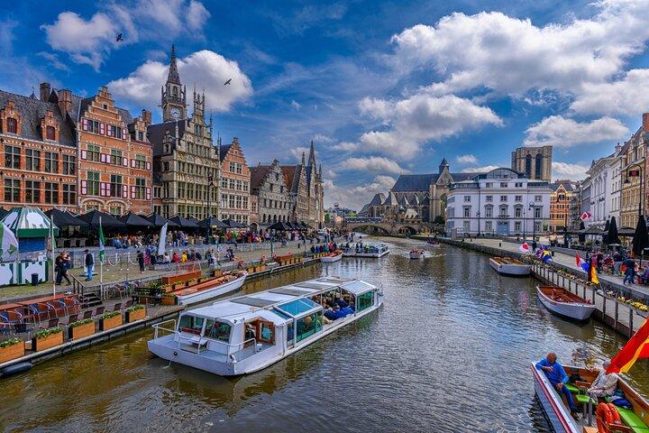 Brussels: Tour Bruges & Ghent with Cruise + Chocolate visit