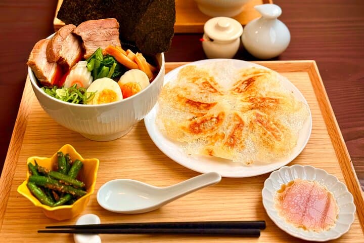 Tokyo: Ramen, Gyoza and Veggie Side Dish Class Near Yanaka