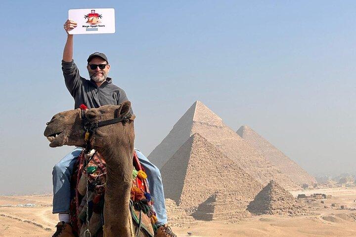 Giza Pyramids and Felucca Boat Ride on Nile River Private Tour