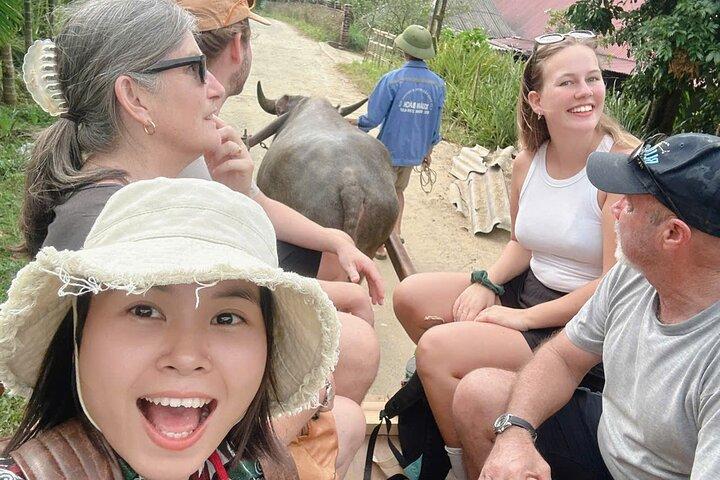 Pu Luong 3 Days Buffalo Ride Cart, Biking and Rafting Tour