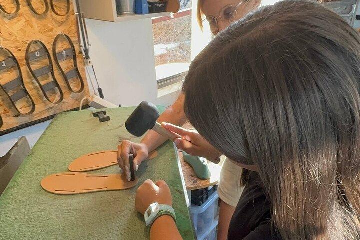 Make Leather Ancient Greek Sandals and Tour Temple of Poseidon