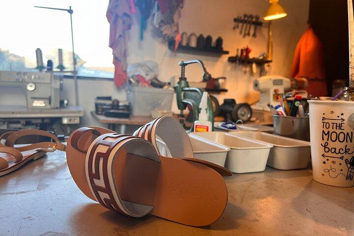 Make Leather Ancient Greek Sandals and Tour Temple of Poseidon