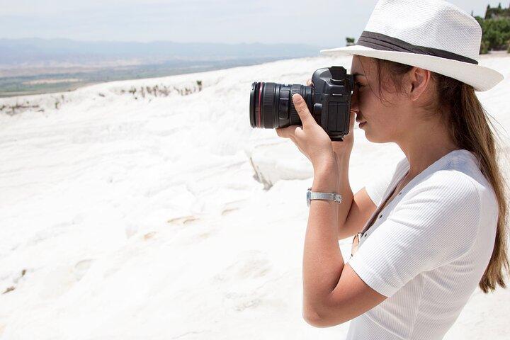 Pamukkale, Hot Springs, Travertines Tour Incl. Lunch f/Bodrum