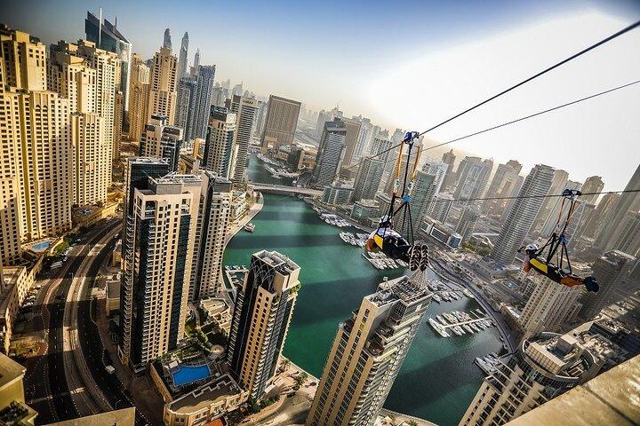 Dubai Ziplining Adventure Experience with Photos & Videos