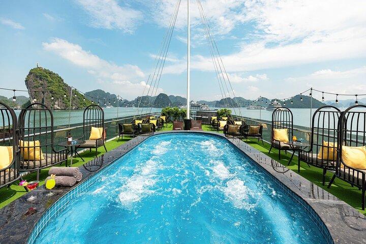 Hanoi Halong Bay VIP Cruise Cave Discovery and Kayaking
