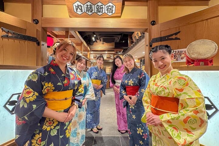 Bon Dance Izakaya in Shinjuku Tokyo