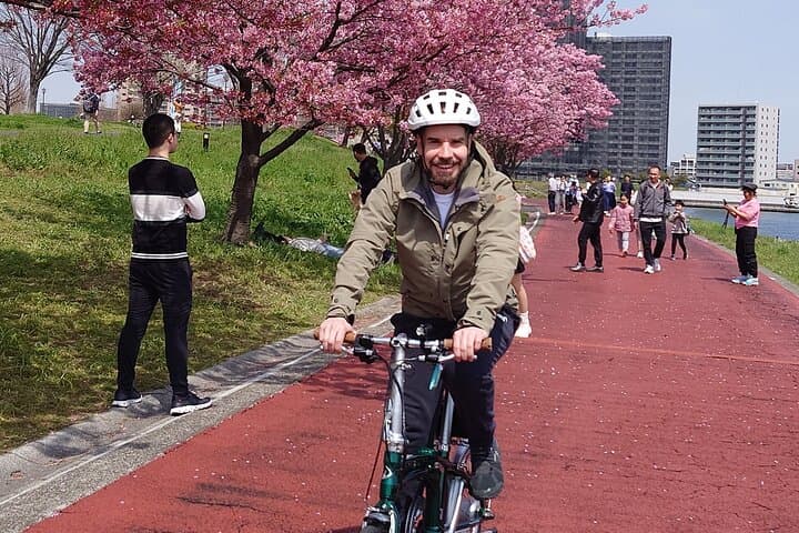 Tokyo Non-Touristy Local Private E-bike Cycling Tour from Asakusa